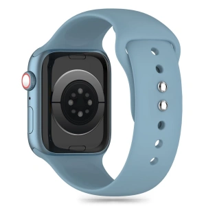 Kup Tech-Protect Silikon Apple Watch 4/5/6/7/8/9/SE/Ultra 1/2 42/44/45/49mm Winter Blau - THP2966 - {ean13} - Sklep Home Screen
