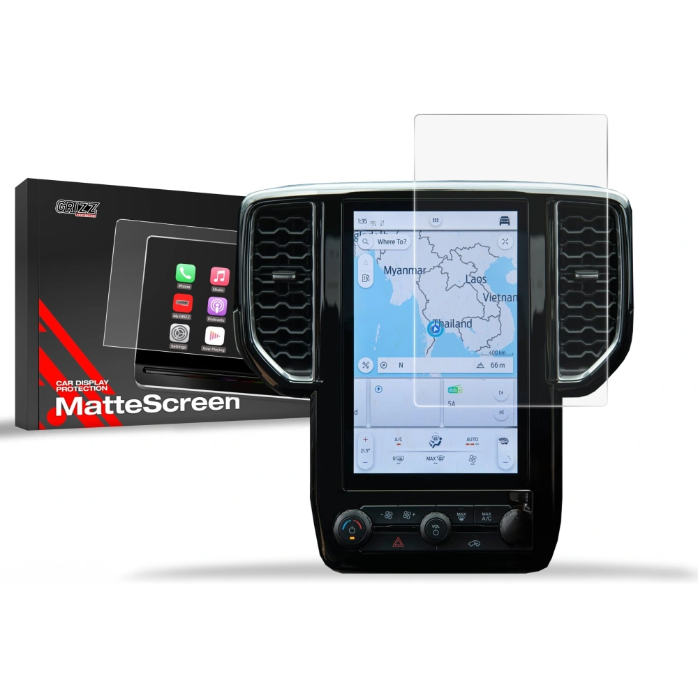 Folia matowa GrizzGlass CarDisplay Protection do Ford Ranger 6 10,1" 2022-2025