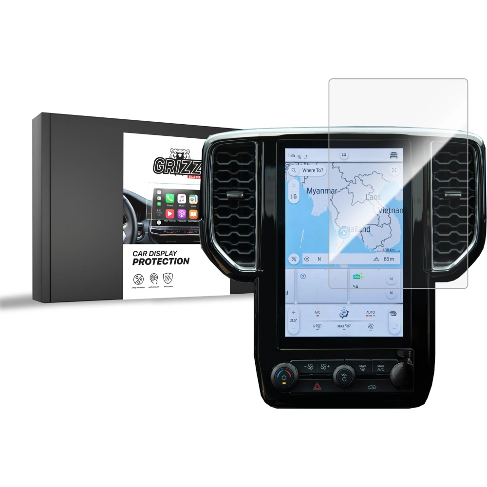 Folia ceramiczna GrizzGlass CarDisplay Protection do Ford Ranger 6 10,1" 2022-2025
