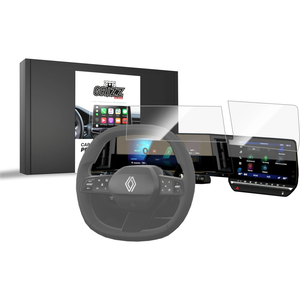 Folia ceramiczna GrizzGlass CarDisplay Protection do Renault Austral 9" 2022-2025 [2w1]