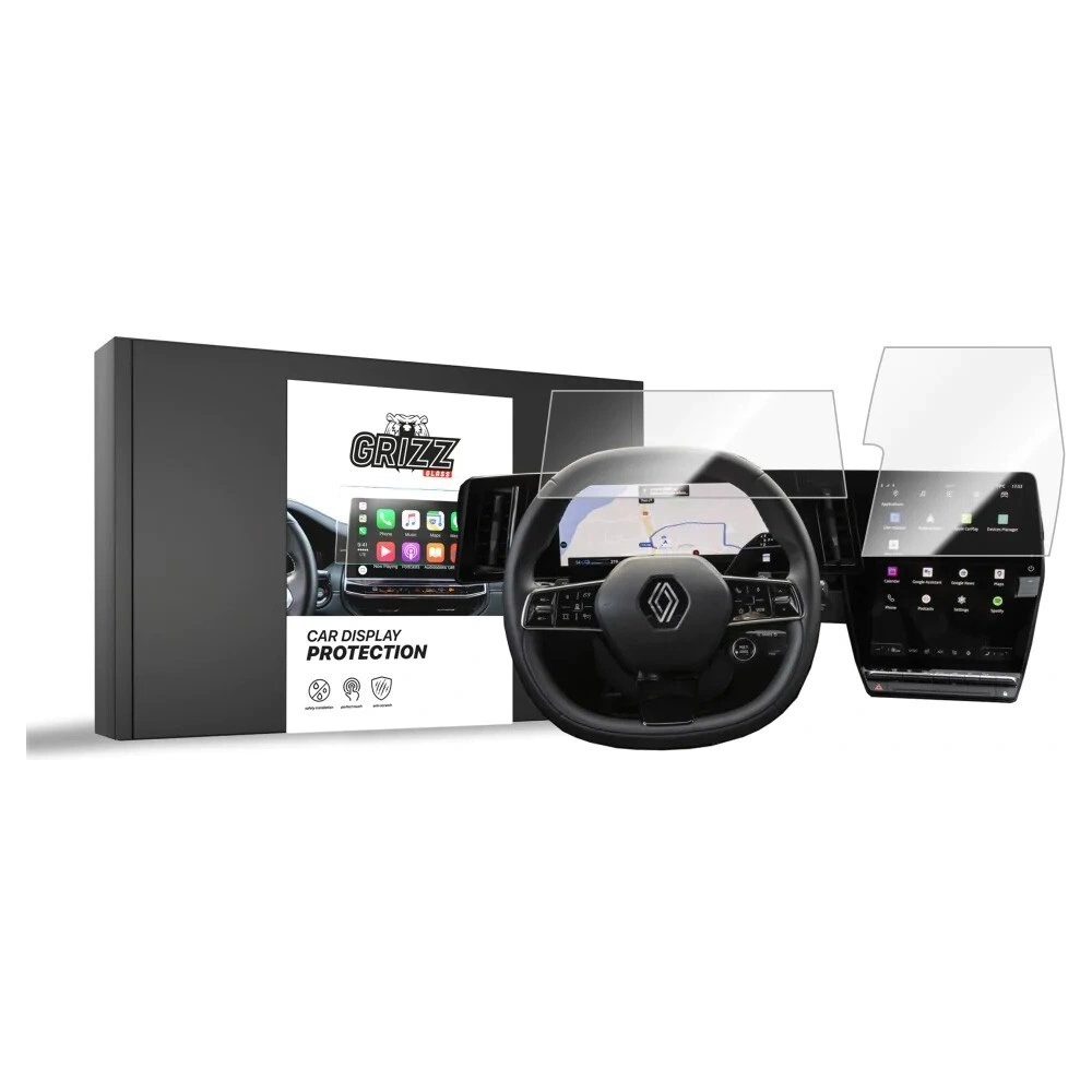 Folia ceramiczna GrizzGlass CarDisplay Protection do Renault Scenic E-Tech 12" 2024-2025 [2w1]