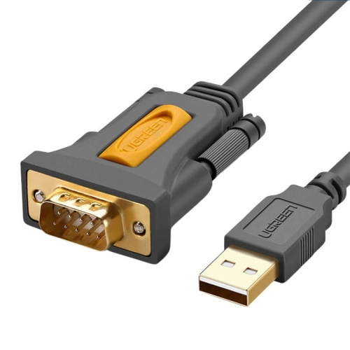 Kup UGREEN CR104 USB-A zu DB9 RS-232 Kabel, 1m schwarz - UGR1880 - {ean13} - Sklep Home Screen