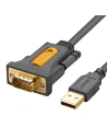 UGREEN CR104 USB-A to DB9 RS-232 kábel, 1m fekete