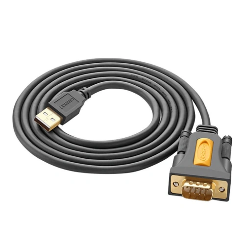 Kup UGREEN CR104 USB-A zu DB9 RS-232 Kabel, 2m schwarz - UGR1881 - {ean13} - Sklep Home Screen