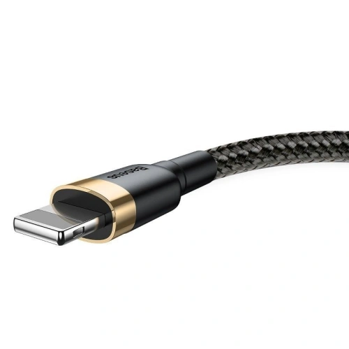 Kup Kabel USB Lightning Baseus Cafule 1.5A 2m (zlatě-černý) - BSU781GLDBLK - {ean13} - Sklep Home Screen