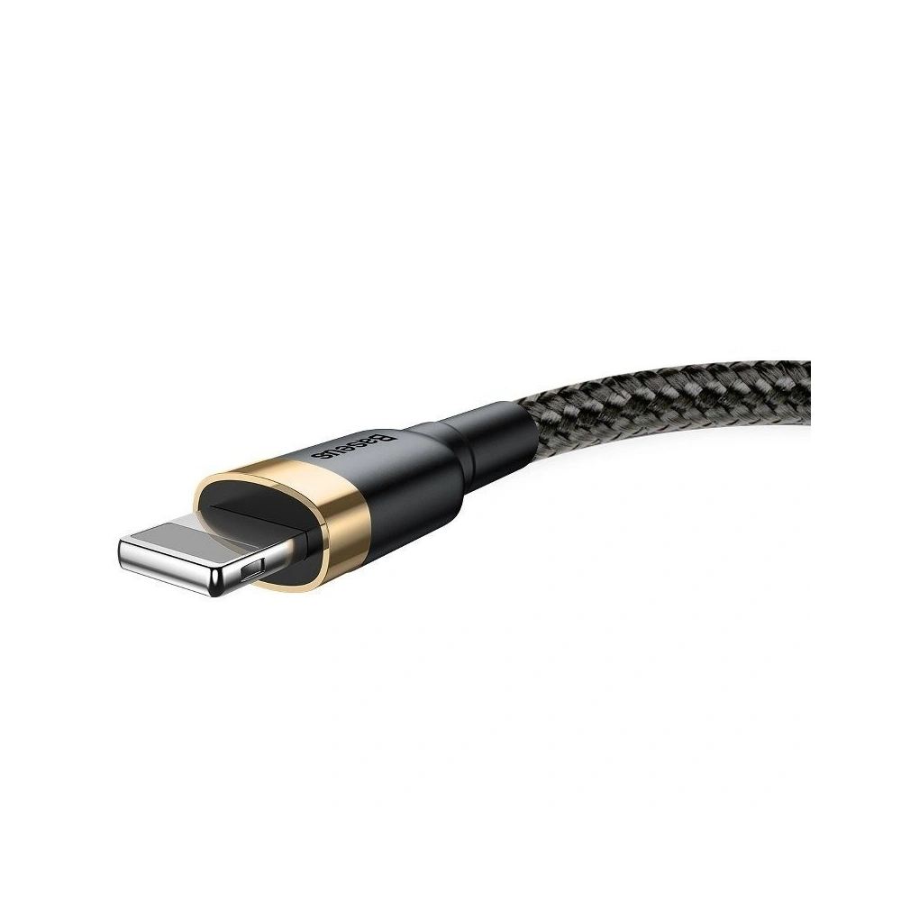 Kabel USB Lightning  Baseus Cafule 1.5A 2m (złoto-czarny)