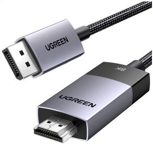Kup Kabel UGREEN DP115 DisplayPort / HDMI 8K60Hz, 2m černý - UGR1883 - {ean13} - Sklep Home Screen