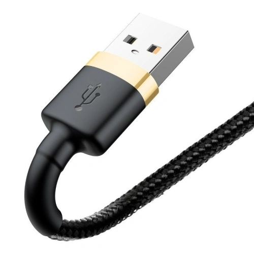 Kup Kabel USB Lightning Baseus Cafule 1.5A 2m (zlatě-černý) - BSU781GLDBLK - {ean13} - Sklep Home Screen