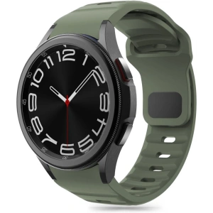 Kup Pasek Tech-Protect Silicone Line Samsung Galaxy Watch 4/5/5 Pro/6/7/FE Verde Oliv - THP2969 - {ean13} - Sklep Home Screen