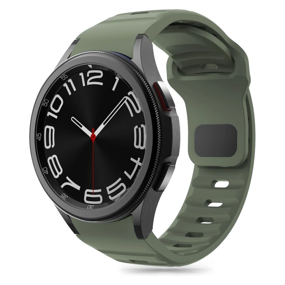 Pasek Tech-Protect Silicone Line Samsung Galaxy Watch 4/5/5 Pro/6/7/FE Olive Green