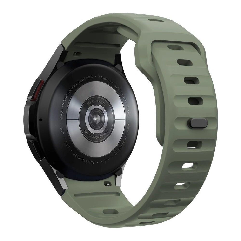 Pasek Tech-Protect Silicone Line Samsung Galaxy Watch 4/5/5 Pro/6/7/FE Olive Green