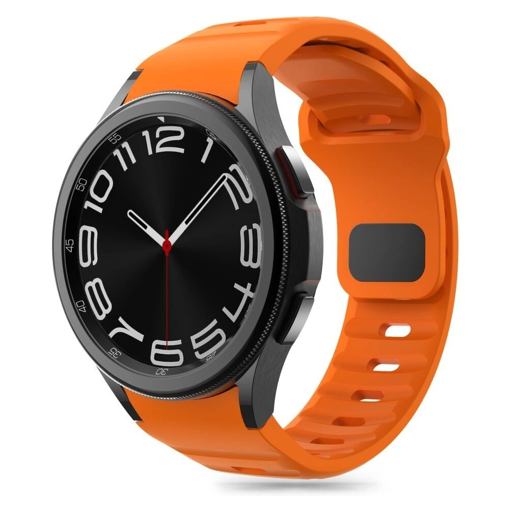 Pasek Tech-Protect Silicone Line Samsung Galaxy Watch 4/5/5 Pro/6/7/FE Orange