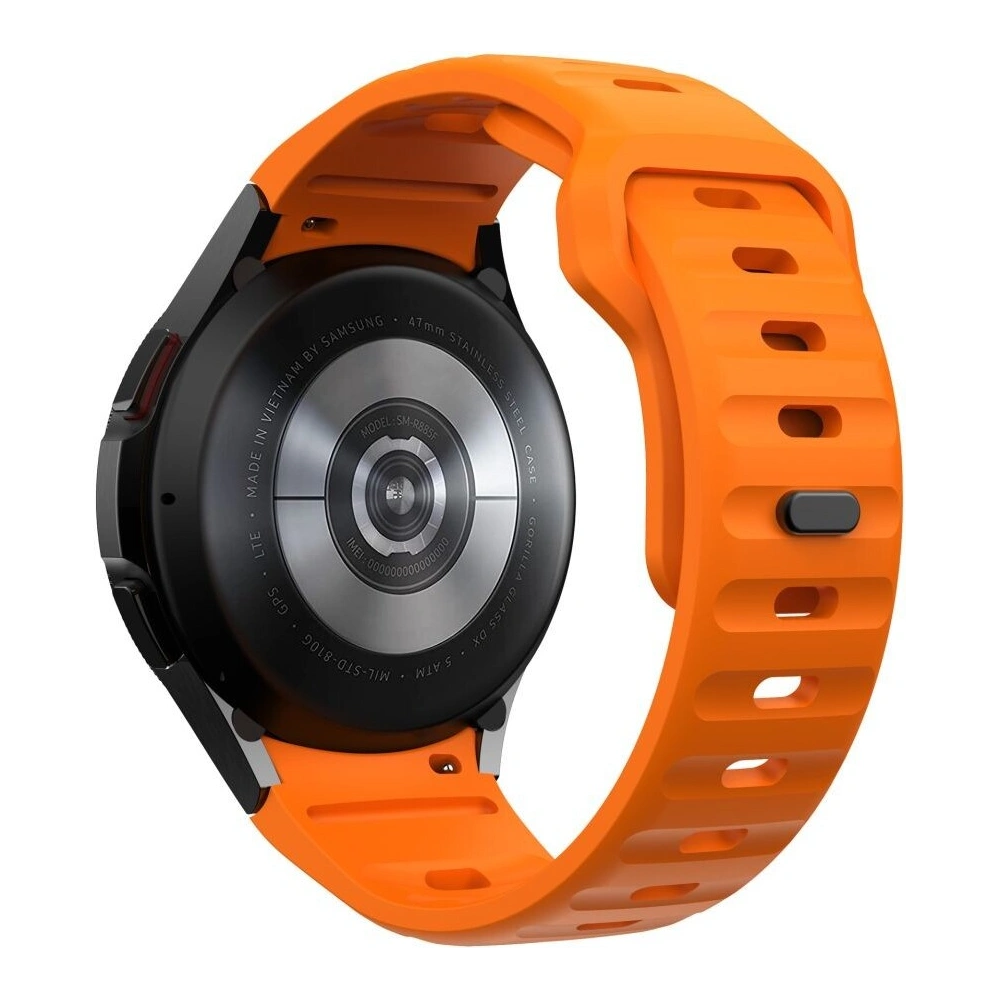 Pasek Tech-Protect Silicone Line Samsung Galaxy Watch 4/5/5 Pro/6/7/FE Orange