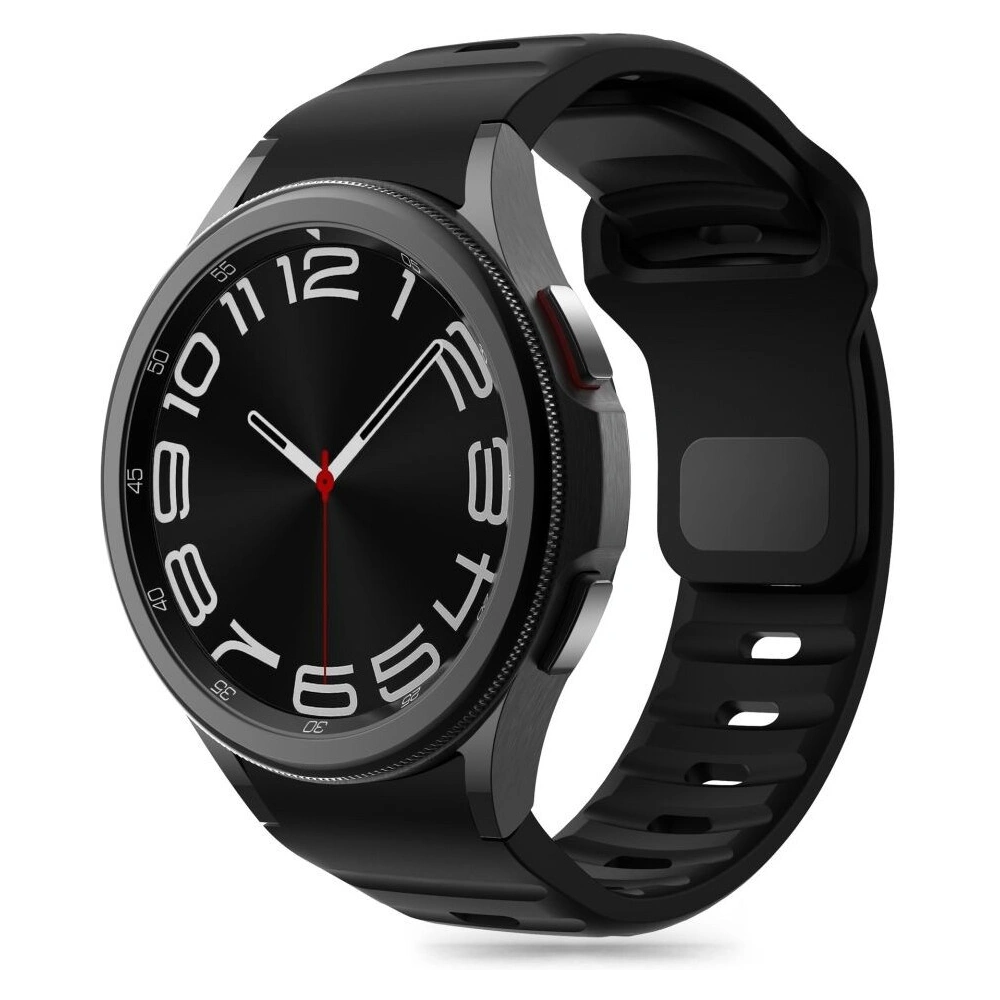 Pasek Tech-Protect Silicone Line Samsung Galaxy Watch 4/5/5 Pro/6/7/FE Black