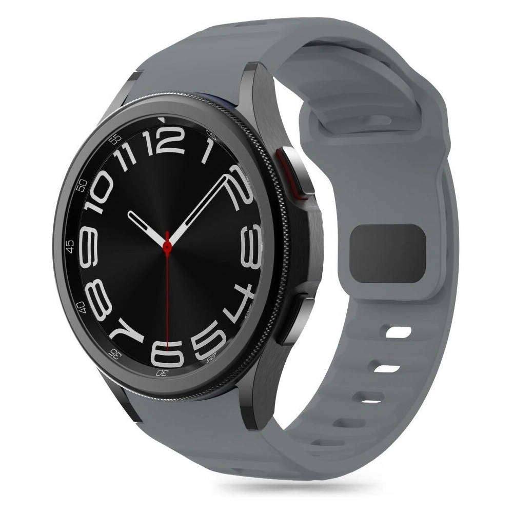 Pasek Tech-Protect Silicone Line Samsung Galaxy Watch 4/5/5 Pro/6/7/FE Crayon Grey