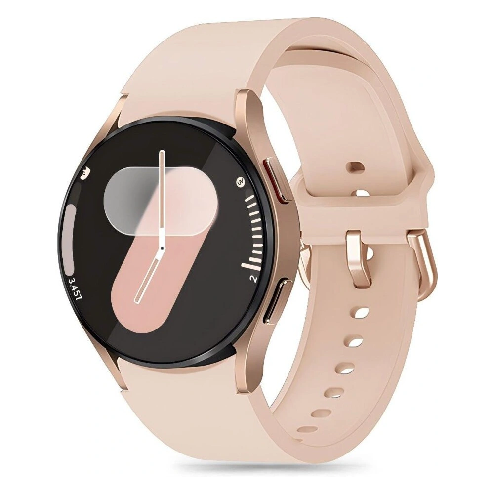 Pasek Tech-Protect Silicone Samsung Galaxy Watch 4/5/5 Pro/6/7/FE Caffe Latte