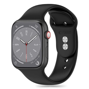 Kup Tech-Protect Silikon Apple Watch 4/5/6/7/8/9/SE / Ultra 1/2 42/44/45/49mm Schwarz - THP2984 - {ean13} - Sklep Home Screen