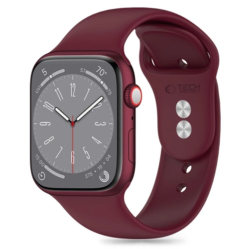 Kup Pánt Tech-Protect szilikon Apple Watch 4/5/6/7/8/9/SE / Ultra 1/2 42/44/45/49mm Mulberry - THP2987 - {ean13} - Sklep Home Screen