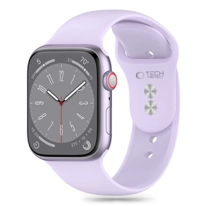 Kup Tech-Protect Silikon Apple Watch 4/5/6/7/8/9/SE / Ultra 1/2 42/44/45/49mm Elegantes Lila - THP2988 - {ean13} - Sklep Home Screen