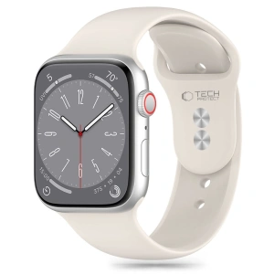 Kup Tech-Protect Silikon Apple Watch 4/5/6/7/8/9/SE / Ultra 1/2 42/44/45/49mm Starlight - THP2990 - {ean13} - Sklep Home Screen