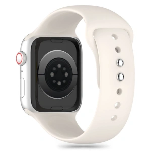 Kup Tech-Protect Silikon Apple Watch 4/5/6/7/8/9/SE / Ultra 1/2 42/44/45/49mm Starlight - THP2990 - {ean13} - Sklep Home Screen