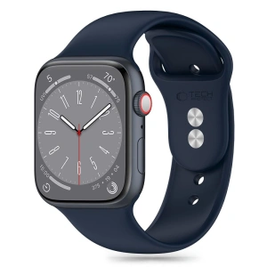 Kup Tech-Protect Silikon Apple Watch 4/5/6/7/8/9/SE / Ultra 1/2 42/44/45/49mm Sturm Blau - THP2991 - {ean13} - Sklep Home Screen