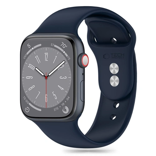 Kup Tech-Protect Silikon Apple Watch 4/5/6/7/8/9/SE / Ultra 1/2 42/44/45/49mm Sturm Blau - THP2991 - {ean13} - Sklep Home Screen