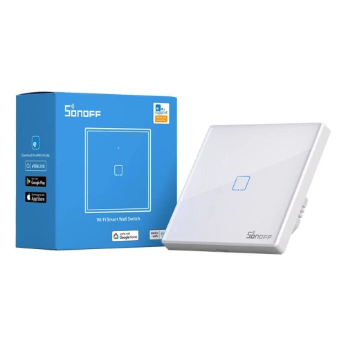 Kup Comutator de lumină tactil WiFi + RF 433 Sonoff T2 EU TX (1-canal) versiune nouă - SNF167 - {ean13} - Sklep Home Screen