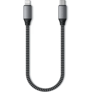 Buy Satechi USB-C / Lightning cable 25cm (space gray) - STH143 - {ean13} - Home Screen Store Europe