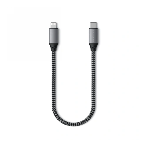 Kup Kabel Satechi USB-C / Lightning 25cm (space grau) - STH143 - {ean13} - Sklep Home Screen