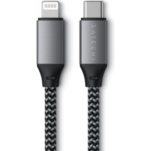 Buy Satechi USB-C / Lightning cable 25cm (space gray) - STH143 - {ean13} - Home Screen Store Europe