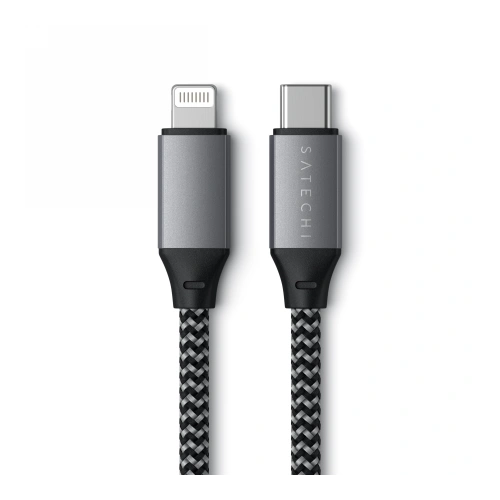 Kup Kabel Satechi USB-C / Lightning 25cm (space grau) - STH143 - {ean13} - Sklep Home Screen