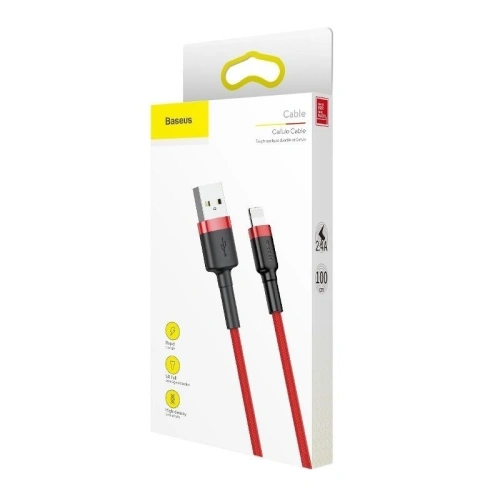 Kup Kabel Lightning USB Baseus Cafule 1,5A 2m (czerwony) - BSU783RED - {ean13} - Sklep Home Screen