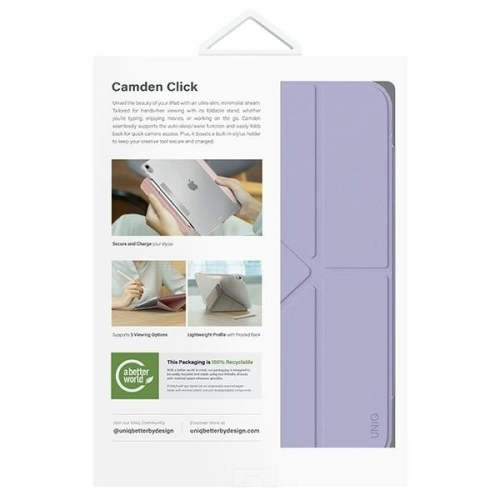 Kup Etui UNIQ Camden Click Apple iPad Air 11" 2024 (6. generációs) lila/világoslila - UNIQ1179 - {ean13} - Sklep Home Screen