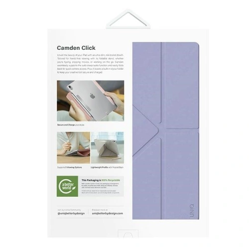 Kup Etui UNIQ Camden Click Apple iPad Air 13" 2024 (6. generacji) fioletowy/light violet - UNIQ1181 - {ean13} - Sklep Home Screen