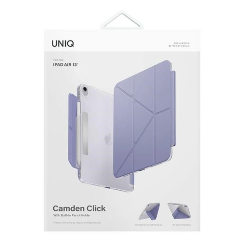 Kup Case UNIQ Camden Click Apple iPad Air 13" 2024 (6. Generation) lila/light violet - UNIQ1181 - {ean13} - Sklep Home Screen