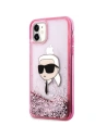 Buy Karl Lagerfeld KLHCN61LNKHCP Apple iPhone 11/XR hardcase Glitter Karl Head pink - KLD2128 - {ean13} - Home Screen Store Europe