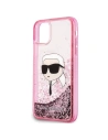 Kup Etui Karl Lagerfeld KLHCN61LNKHCP Apple iPhone 11/XR hardcase Glitter Karl Head różowy/pink - KLD2128 - {ean13} - Sklep Home Screen