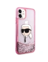 Buy Karl Lagerfeld KLHCN61LNKHCP Apple iPhone 11/XR hardcase Glitter Karl Head pink - KLD2128 - {ean13} - Home Screen Store Europe