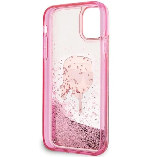Buy Karl Lagerfeld KLHCN61LNKHCP Apple iPhone 11/XR hardcase Glitter Karl Head pink - KLD2128 - {ean13} - Home Screen Store Europe
