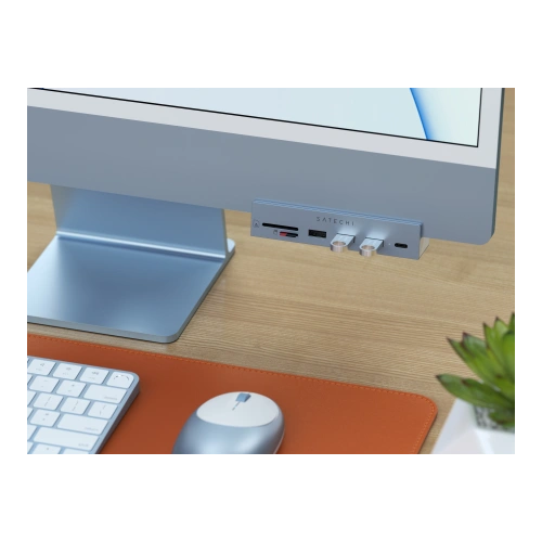 Kup Adaptér Satechi USB-C Clamp hub Apple iMac M1 2021 24" / 27" Studio Display 2022 - STH144 - {ean13} - Sklep Home Screen