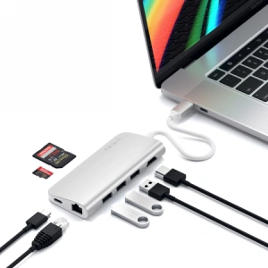 Buy Satechi UBC-C Multi-Port Adapter 4K Ethernet - STH150 - {ean13} - Home Screen Store Europe