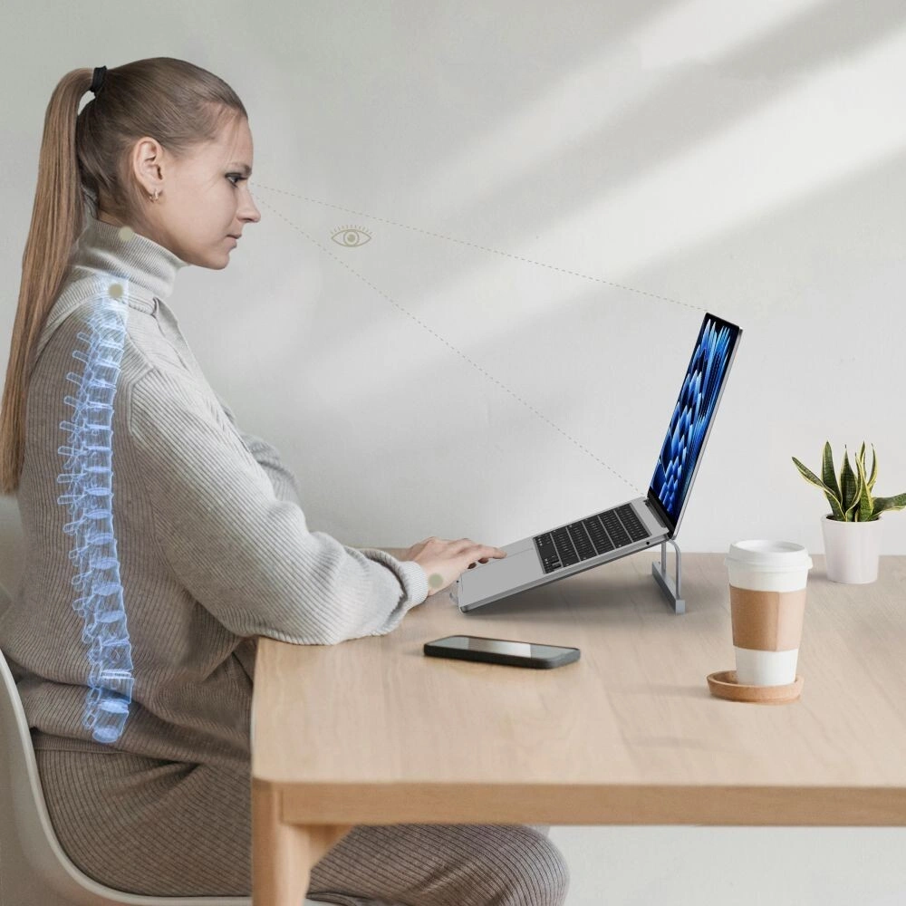 Podstawka Tech-Protect ULS100 Universal Laptop Stand Grey