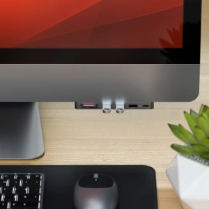 Kup Adapter Satechi Aluminium USB-C Clamp Hub Pro iMac 2017/2019/2020 - STH153 - {ean13} - Sklep Home Screen