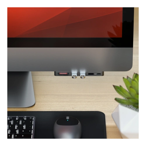 Kup Adaptér Satechi hliníkový USB-C Clamp Hub Pro iMac 2017/2019/2020 - STH153 - {ean13} - Sklep Home Screen