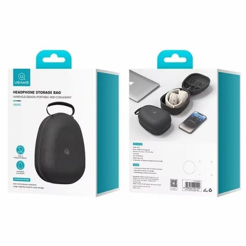 Kup Etui pentru căști over-ear USAMS US-ZB292 negru/black - USA1164 - {ean13} - Sklep Home Screen