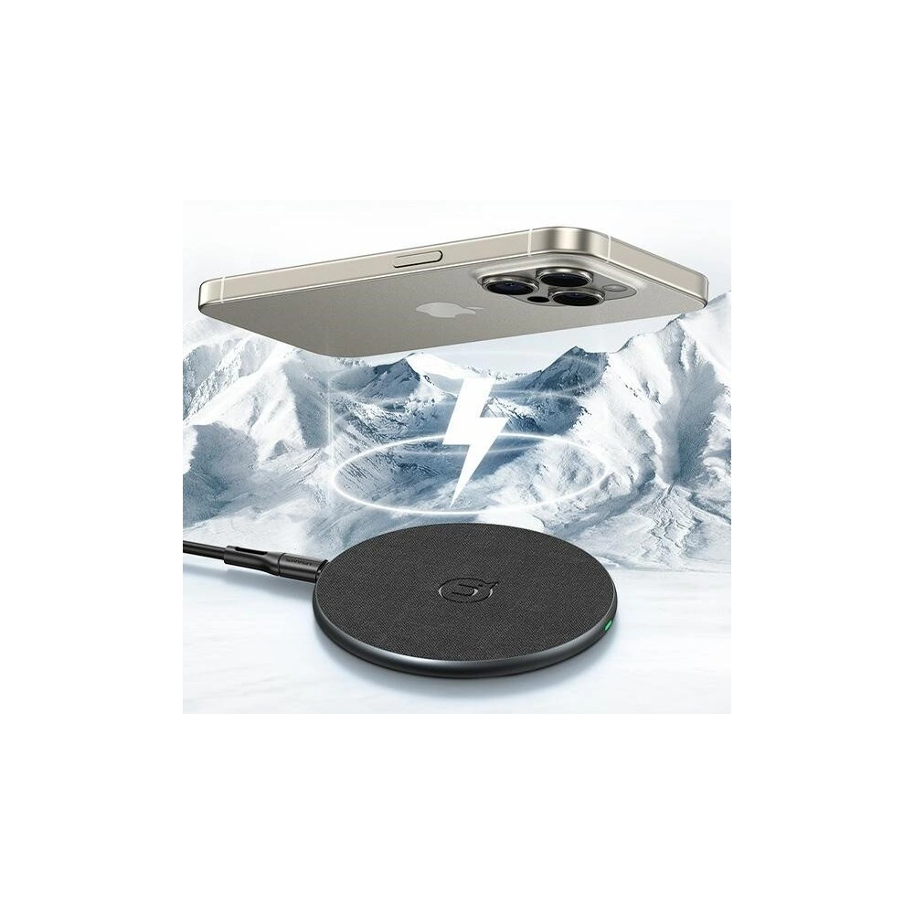 Ładowarka indukcyjna USAMS US-CD223 15W czarny/black - Indukcyjne (bezprzewodowe) - Usams