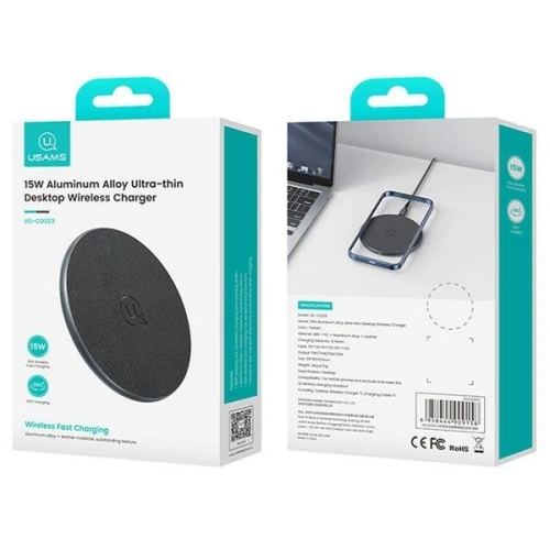 Kup Încărcător wireless USAMS US-CD223 15W negru/black - USA1166 - {ean13} - Sklep Home Screen