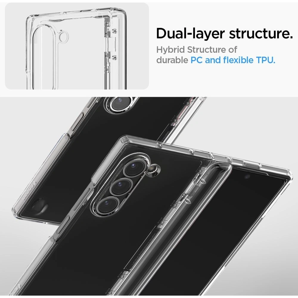Etui Spigen Ultra Hybrid Pro Samsung Galaxy Z Fold 6 Crystal Clear - Galaxy Z Fold 6 - Spigen