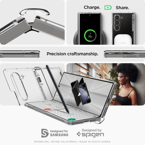 Kup Case Spigen Ultra Hybrid Pro Samsung Galaxy Z Fold 6 Crystal Clear - SPN3470 - {ean13} - Sklep Home Screen